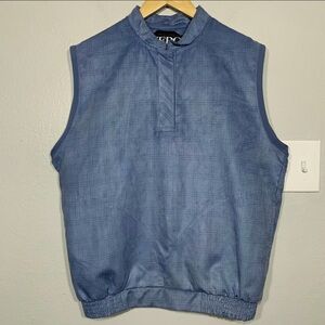 Zero‎ Restriction Blue Golf Performance Vest Microfiber Womens Medium USA Made